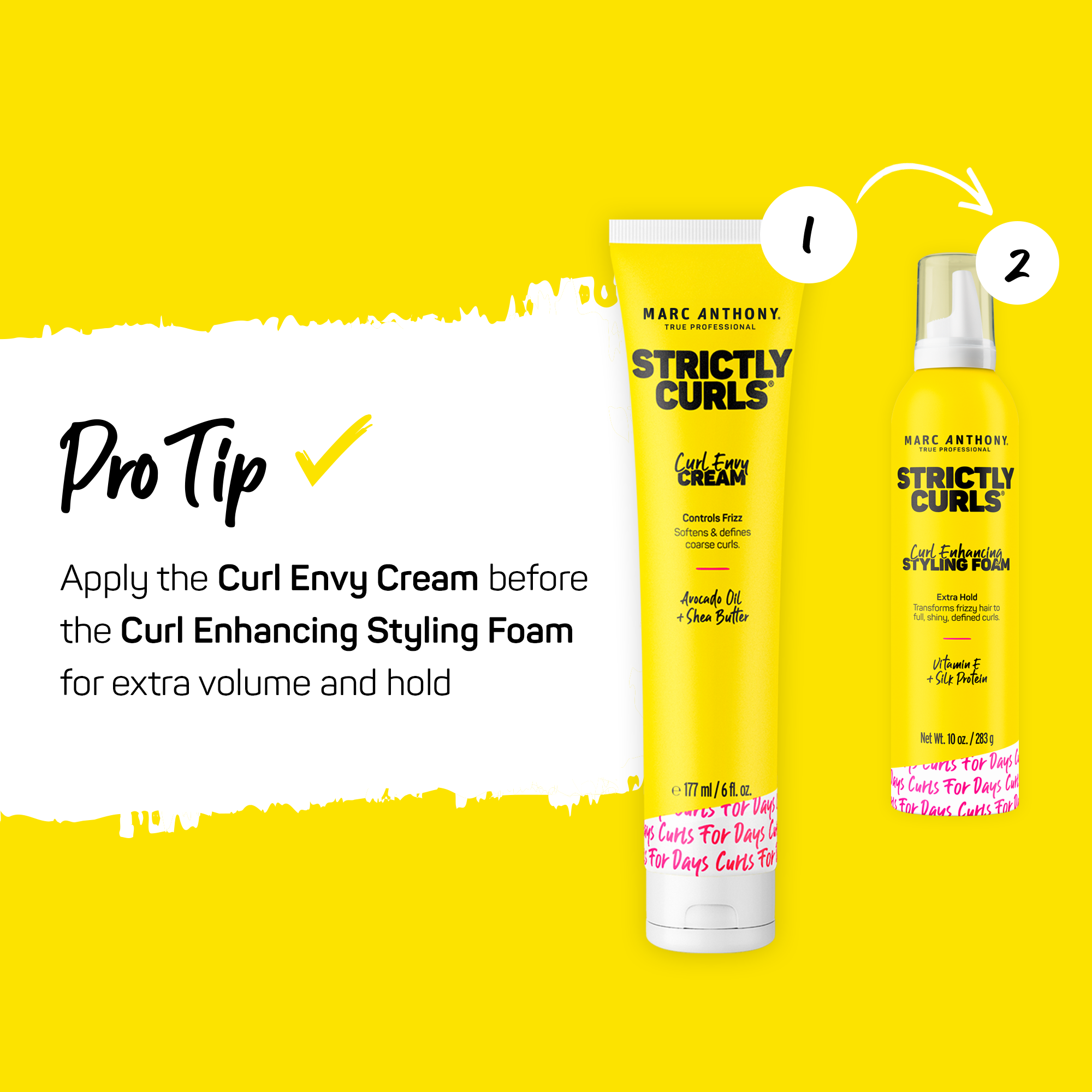 Strictly Curls® Curl Enhancing Styling Foam - Marc Anthony