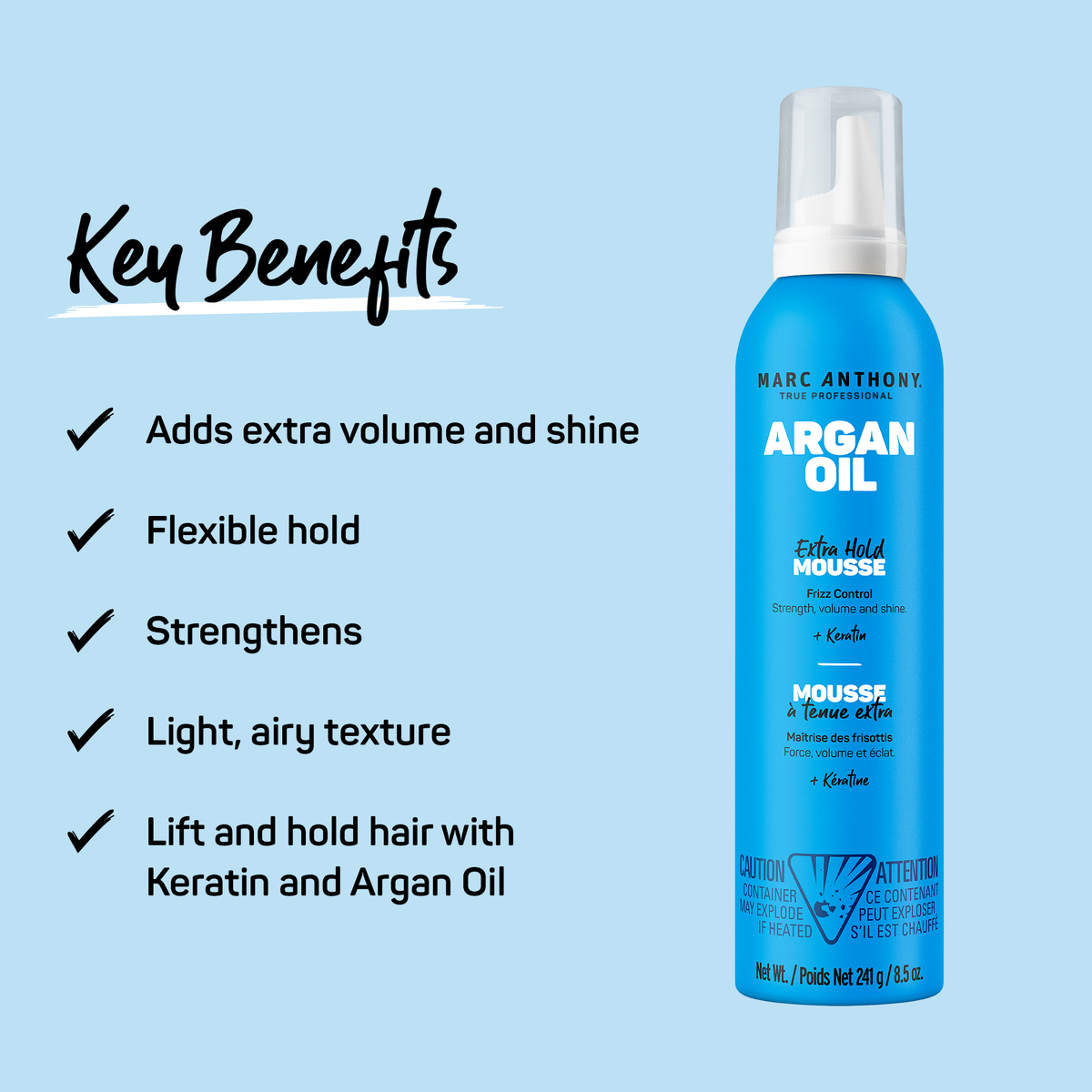 Argan Oil &lt;br&gt; Volumizing Mousse