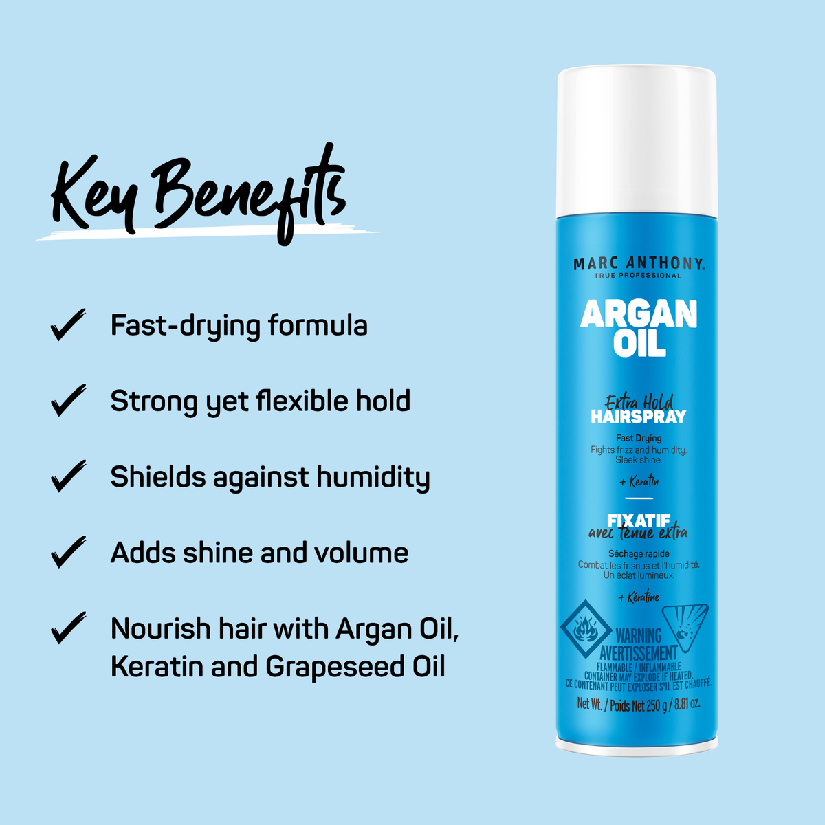 Argan Oil &lt;br&gt; Volume Hairspray