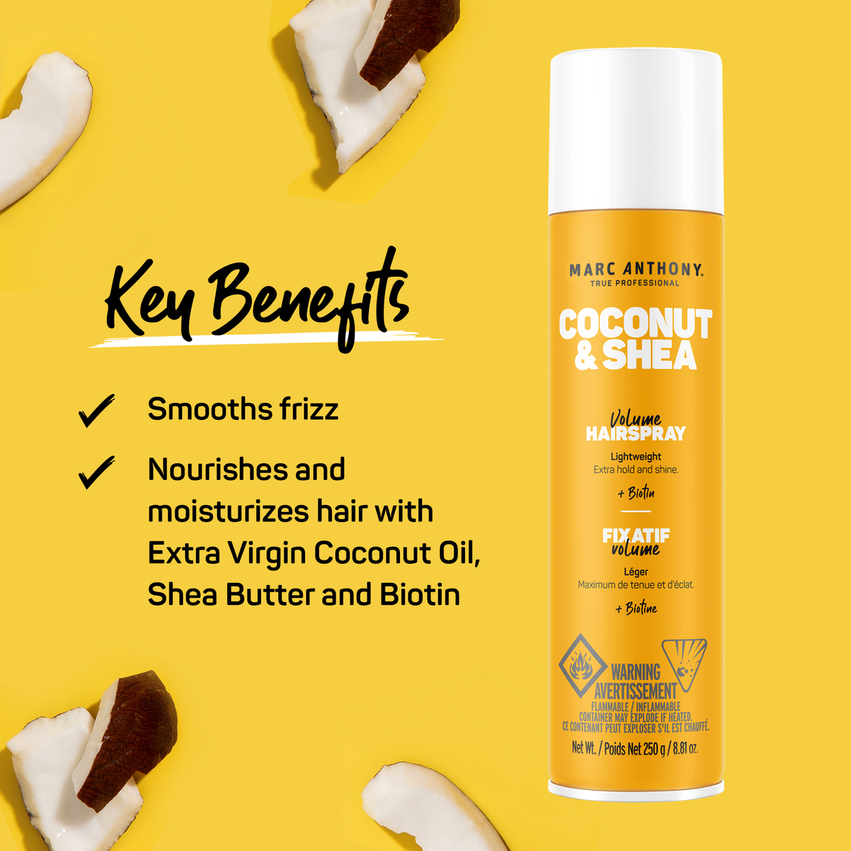 Serene Coconut Hair Spray View in HD Serene Coconut Hair Spray View in HD