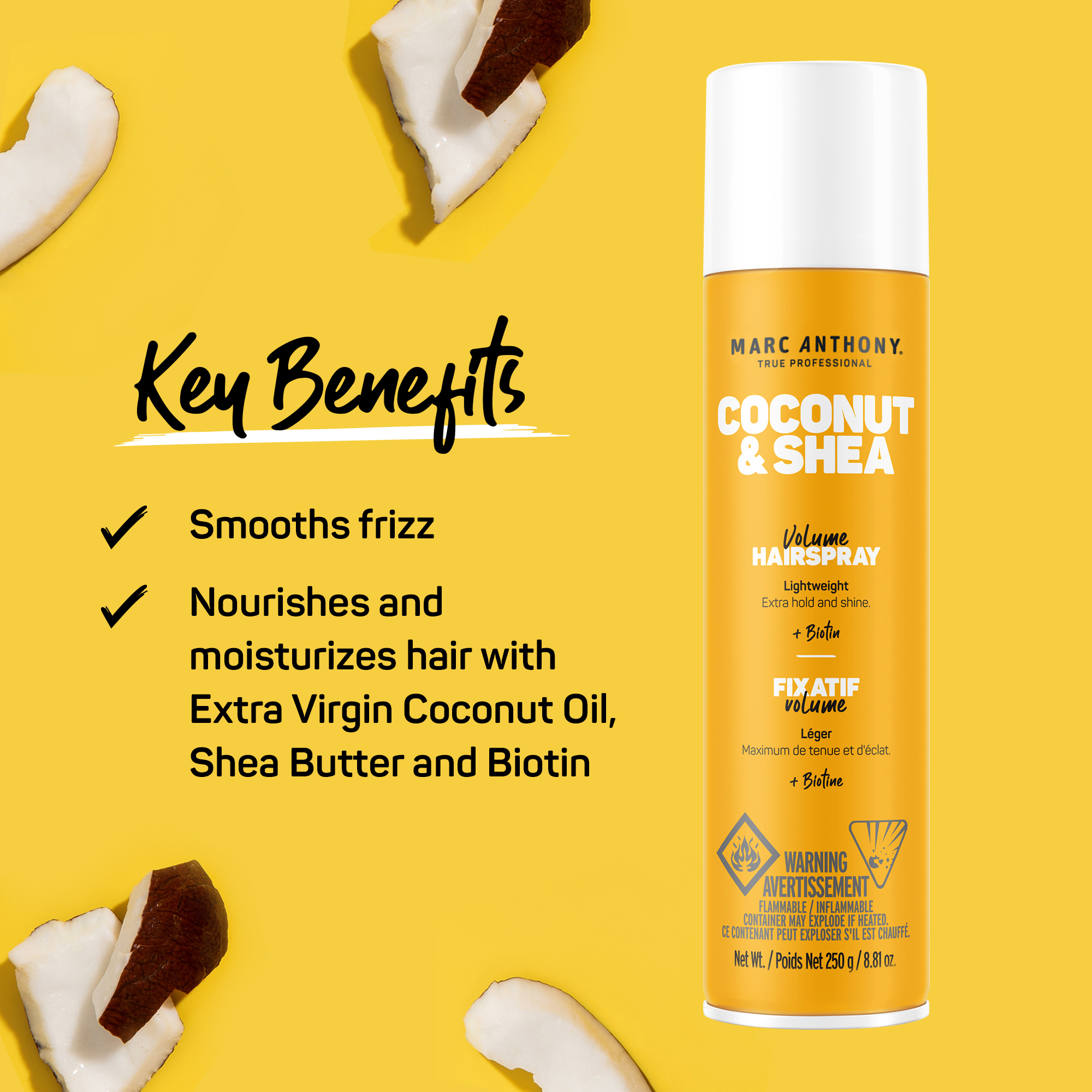 Coconut & Shea <br> Volume Hairspray