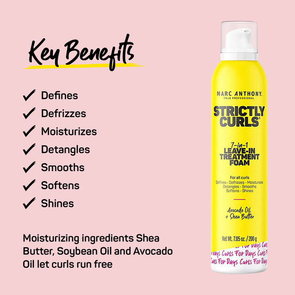 Marc Anthony Strictly Curls Curl Enhancing & Defining Styling Foam for  Shine, 300 ml.