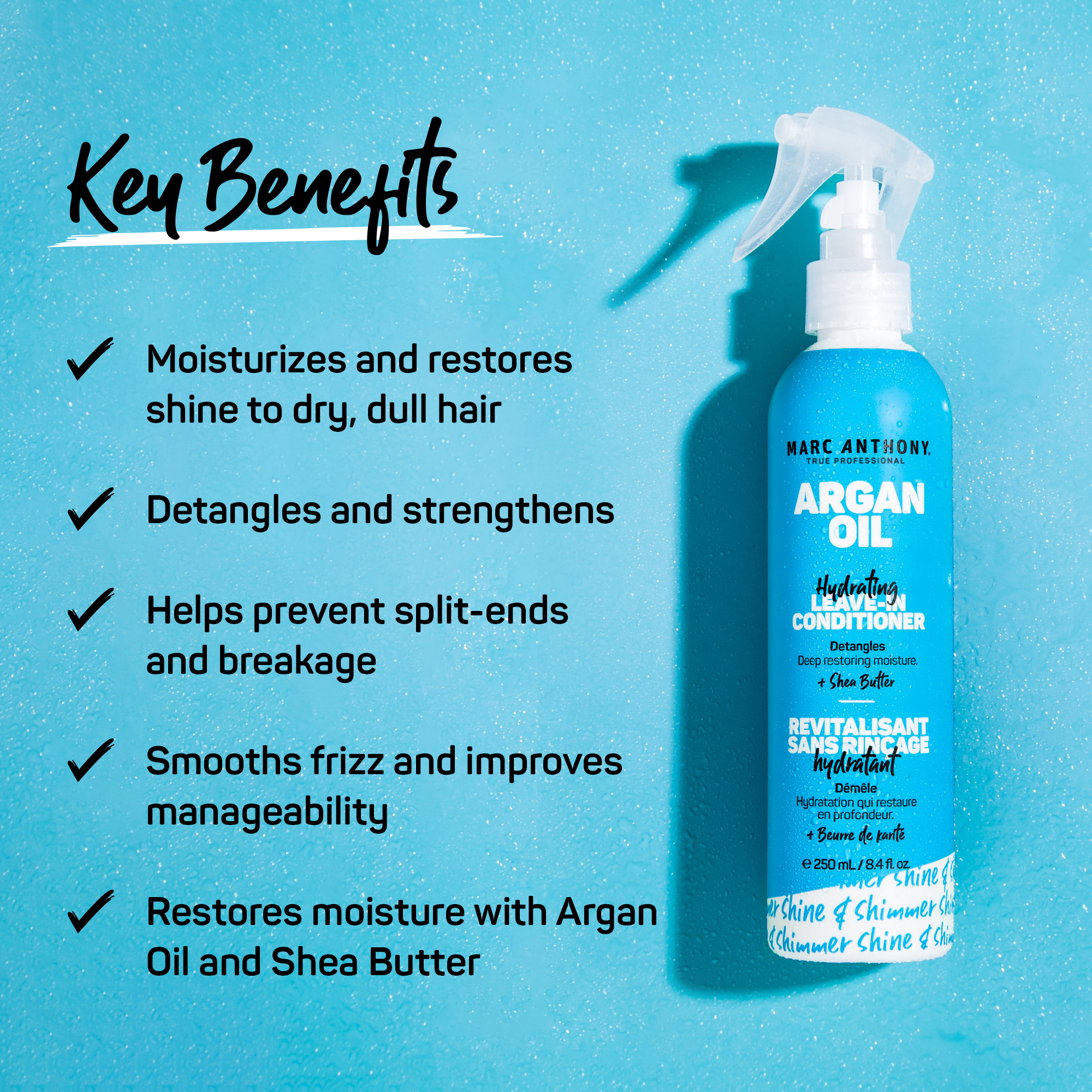 Argan Oil Hydrating Leave in Conditioner Marc Anthony