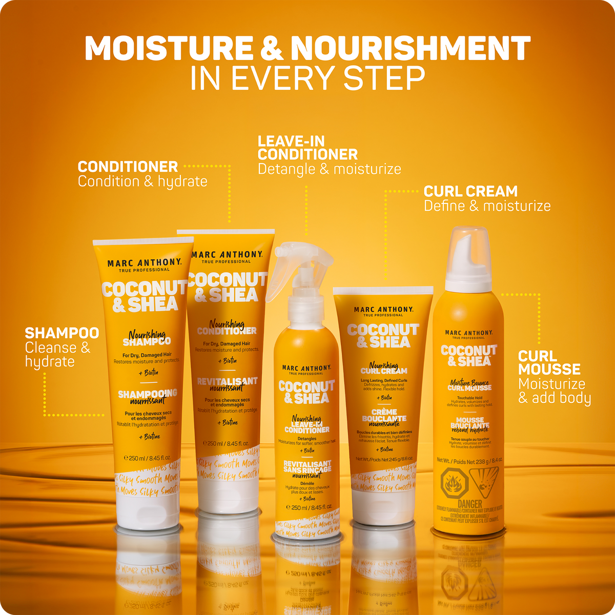 Coconut &amp; Shea <br> Moisture Bounce Curl Mousse