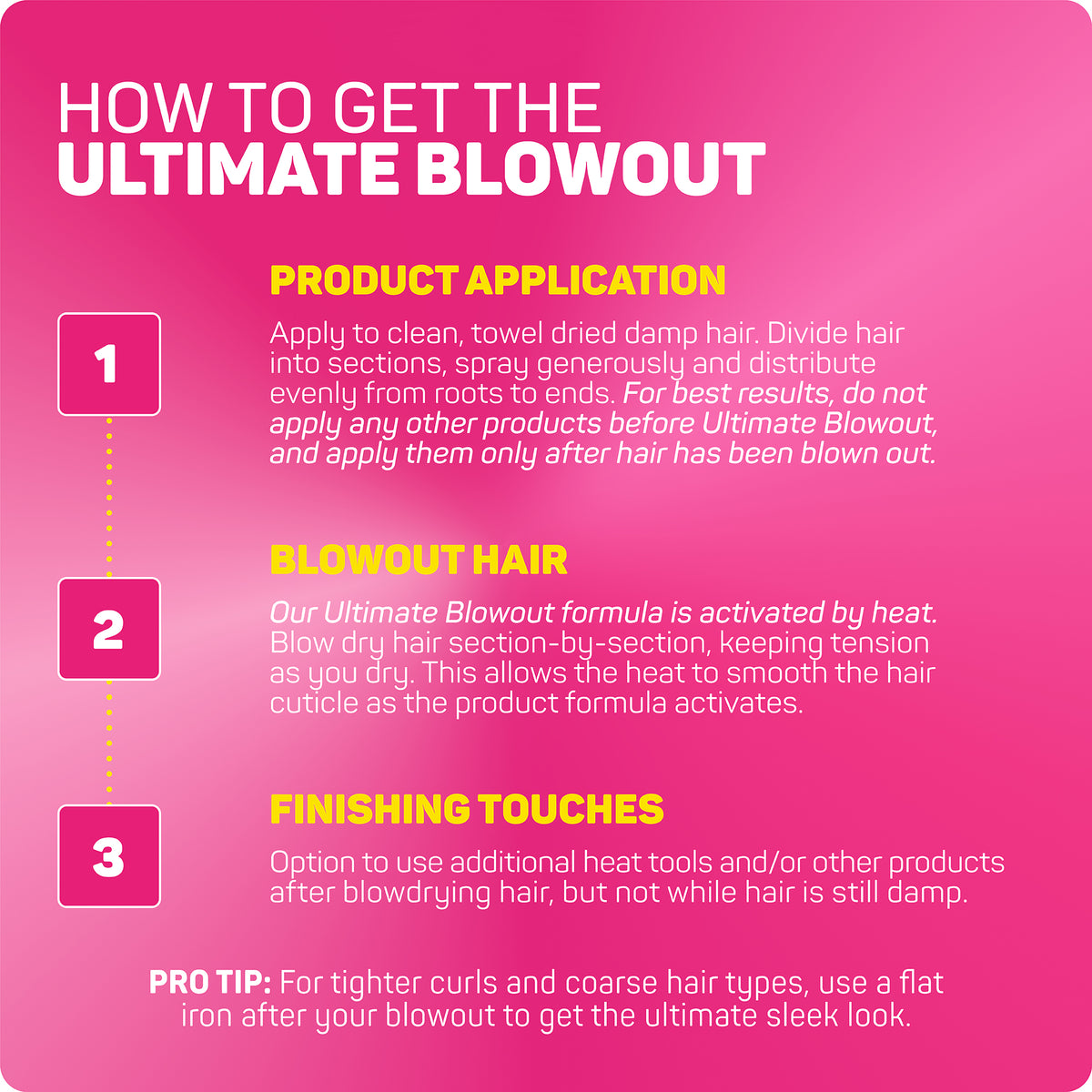 Grow Long™ &lt;br&gt; Anti-Frizz Shield Ultimate Blowout
