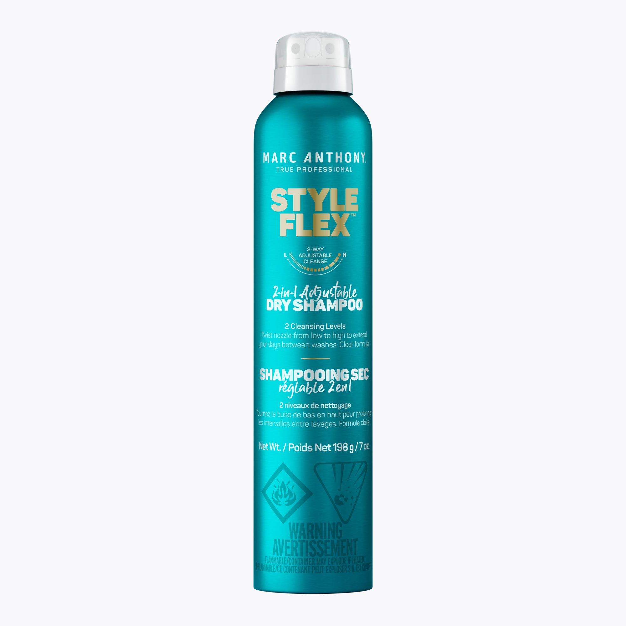 Style Flex™ 2‑In‑1 Adjustable Dry Shampoo