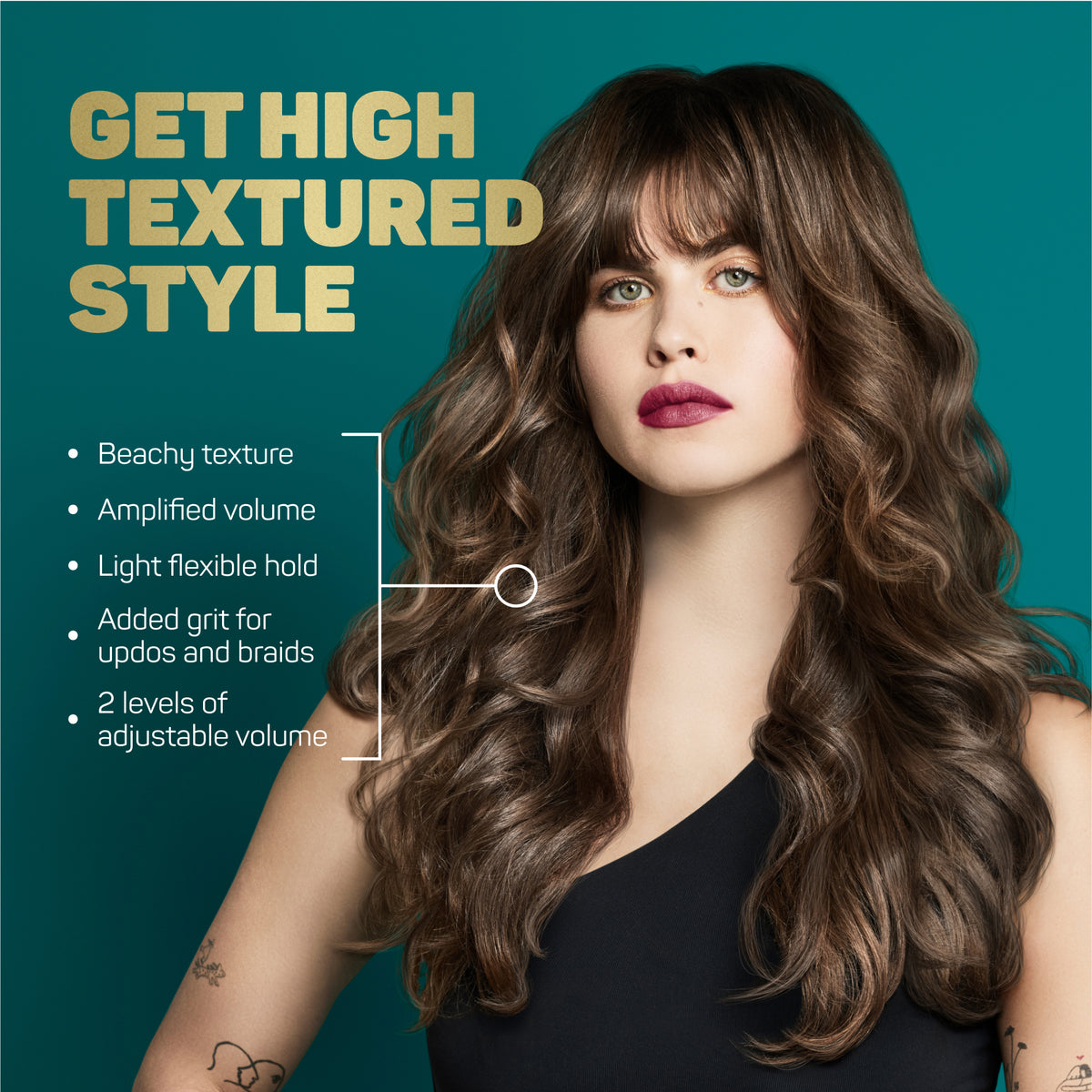 Style Flex™ &lt;br&gt; 2-In-1 Adjustable Texture Spray